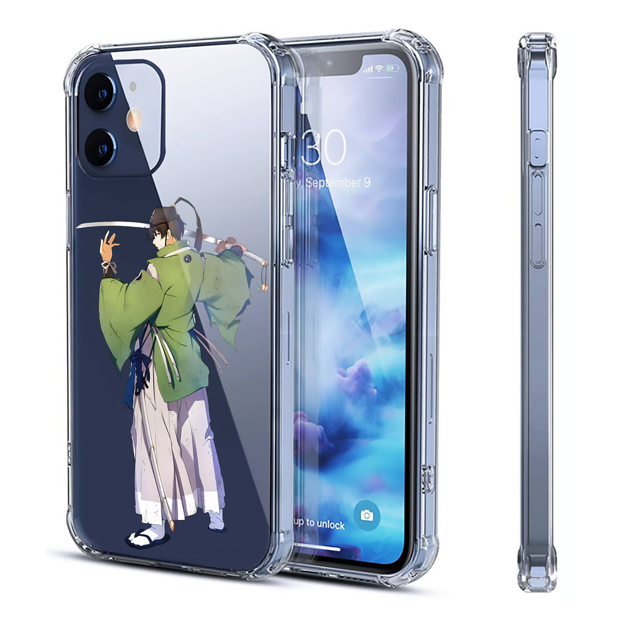 （画像用） 刀剣乱舞 Touken Ranbu 【iPhone 12シリーズ対応】透明スマホケース（クリアソフトケース）